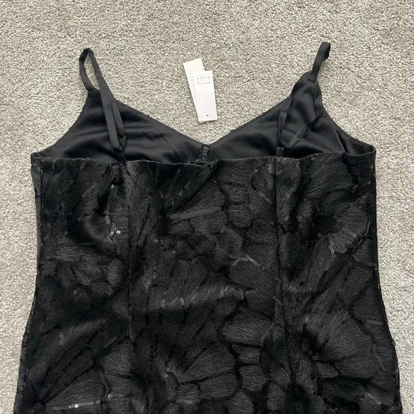 White House Black Market Black Sequin Women's Top - Picture 7 of 7